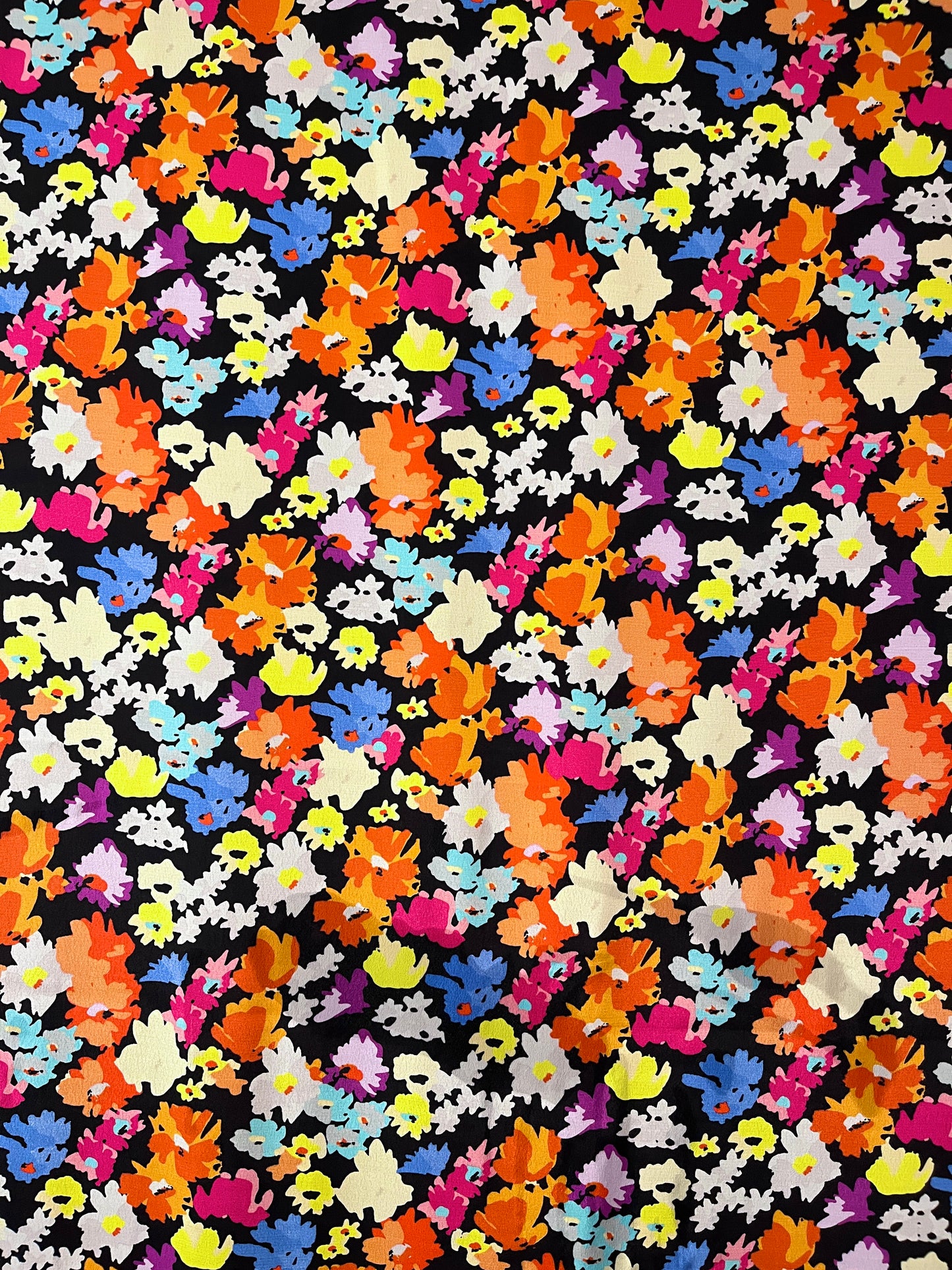COSETTE Petite Floral Print Viscose Marocain. Sustainably made in Italy. - Matrona: Sustainable Textiles and Fashion