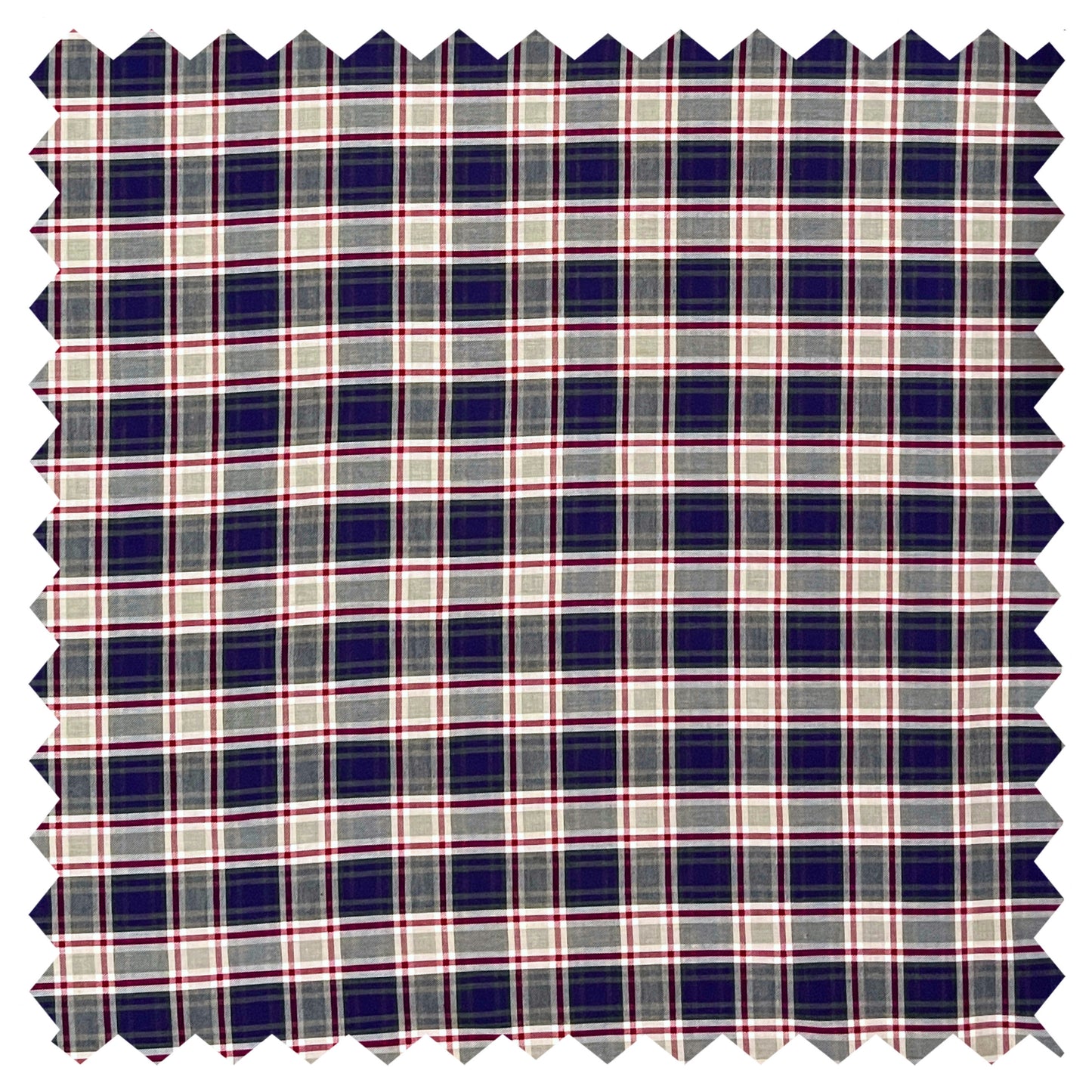 ORLA Yarn-Dyed Tartan Design Cotton Plaid. Sustainably made in Italy.