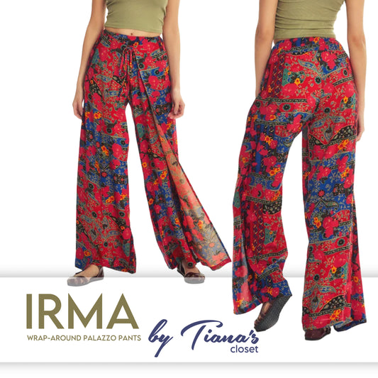 Wrap-Around Palazzo Pants by Tian’s Closet