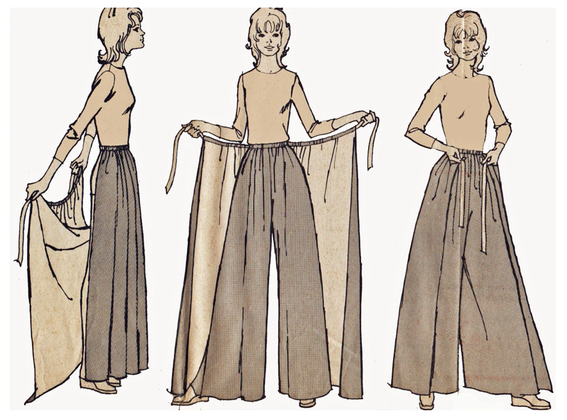 Wrap-Around Palazzo Pants by Tian’s Closet