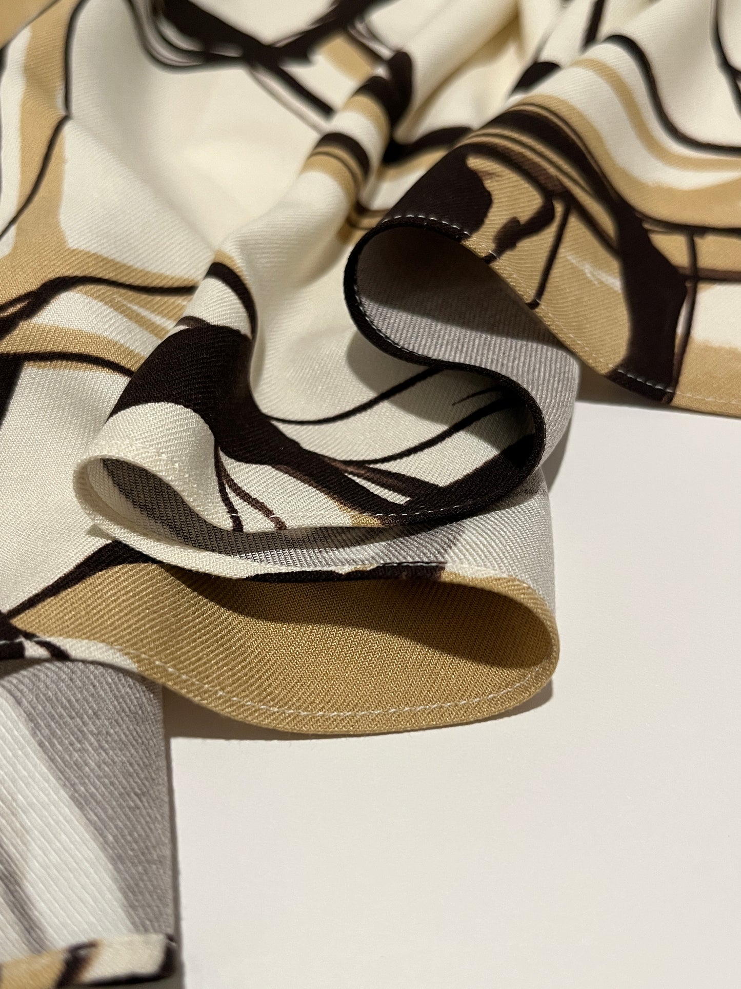 "Les Glaçons" Signature Blanket Scarf by Matrona. Sustainably made in USA. - Matrona: Sustainable Textiles and Fashion